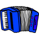download Acordeon Colombiano clipart image with 225 hue color