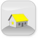 download House clipart image with 45 hue color