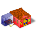 download House clipart image with 0 hue color