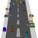 download Road clipart image with 180 hue color