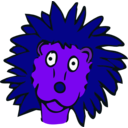 download Drawn Lion clipart image with 225 hue color