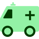 download Ambulance clipart image with 90 hue color