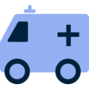 download Ambulance clipart image with 180 hue color