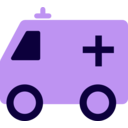 download Ambulance clipart image with 225 hue color