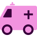 download Ambulance clipart image with 270 hue color