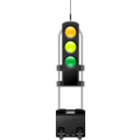 download Mobile Roadwork Traffic Light clipart image with 45 hue color