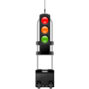 download Mobile Roadwork Traffic Light clipart image with 0 hue color