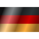 Flag Of Germany With Wind