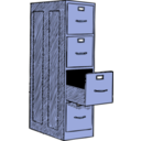 download Transfer Cabinet clipart image with 180 hue color