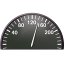 download Speedometer clipart image with 270 hue color