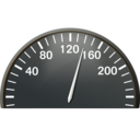 download Speedometer clipart image with 0 hue color