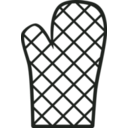 download Kitchen Icon Oven Mitt clipart image with 135 hue color