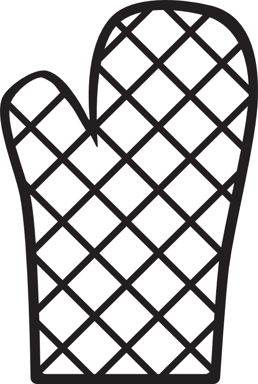 Kitchen Icon Oven Mitt