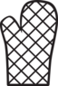 Kitchen Icon Oven Mitt