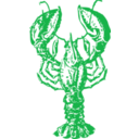 download Lobster clipart image with 135 hue color