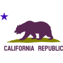 download Flag Of California Bear Star Plot Title Solid clipart image with 270 hue color