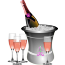 download Champagne On Ice Remix clipart image with 315 hue color