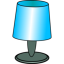 download Table Lamp clipart image with 135 hue color