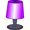 download Table Lamp clipart image with 225 hue color