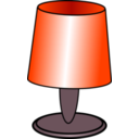download Table Lamp clipart image with 315 hue color