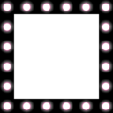 download Showbiz Make Up Mirror Style Frame clipart image with 270 hue color