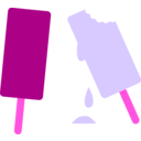 download Ice Cream Cool And Refreshing Chocolate And Strawberry Taste With Bite clipart image with 270 hue color
