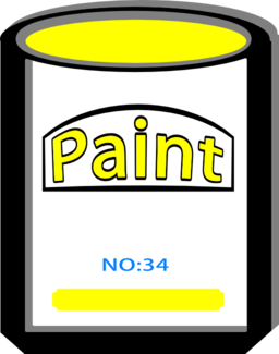 Paint Can Yellow No34