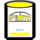 Paint Can Yellow No34