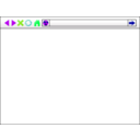 download Web Browser Interface clipart image with 90 hue color