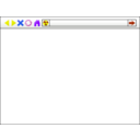 download Web Browser Interface clipart image with 225 hue color