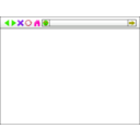 download Web Browser Interface clipart image with 270 hue color