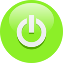 download Multicolor Power Buttons clipart image with 90 hue color