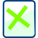 download Fileclose clipart image with 90 hue color