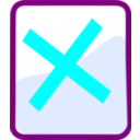 download Fileclose clipart image with 180 hue color