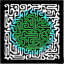 download Muster 52c Maze With Sun clipart image with 135 hue color