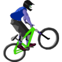 download Biker clipart image with 225 hue color