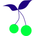 download Cherry clipart image with 135 hue color