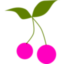 download Cherry clipart image with 315 hue color