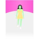 download Ice Skater clipart image with 90 hue color