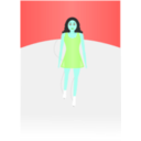 download Ice Skater clipart image with 135 hue color