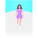 download Ice Skater clipart image with 315 hue color