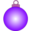 download Christmas Ball clipart image with 270 hue color