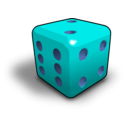 download Dado Dice 2 clipart image with 180 hue color