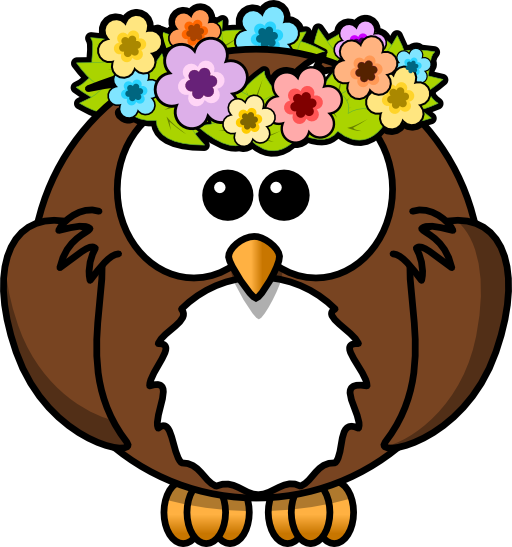 Owl With Garland
