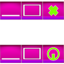 download Buttons clipart image with 90 hue color