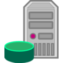 download Server Database clipart image with 315 hue color