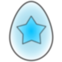download Easter Egg Star clipart image with 135 hue color