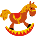 download Toy Horse clipart image with 0 hue color