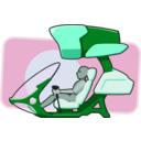 download Aeroscooter clipart image with 135 hue color
