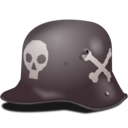 download German Stormtrooper Helmet Ww1 clipart image with 270 hue color